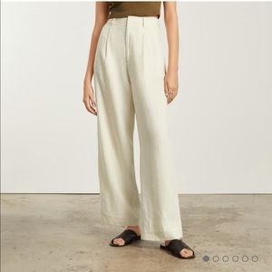 Everlane Way-High Linen Drape Pant
